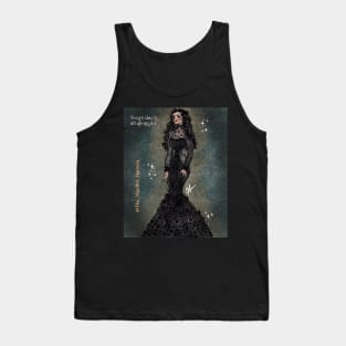 Wednesday Addams in a ball gown (design available without background) Tank Top